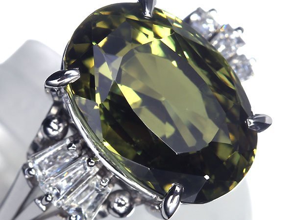 MML10233SS【1円～】新品【RK宝石】超希少! 極上アレキサンドライト 超特大9.52ct! 極上ダイヤモンド Pt900 超高級リング ダイヤ GIA鑑別書_画像4