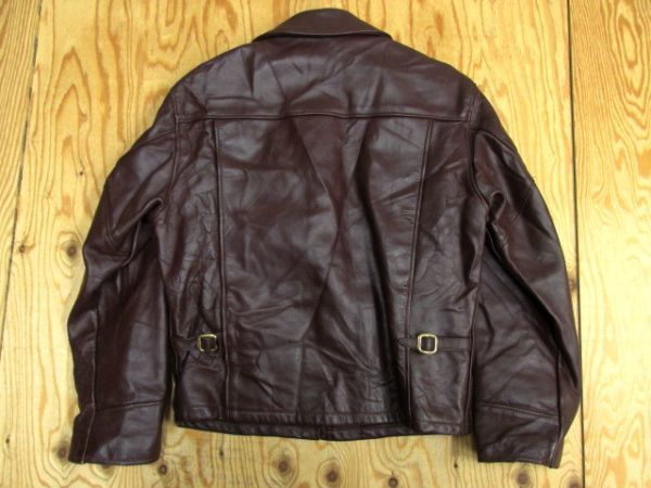 ★SCHOTT ショット★659 牛革ステアハイド 襟付き シングルライダース トラッカージャケット★R51203026A_画像3