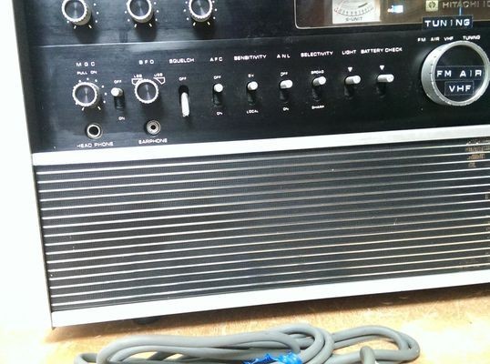  原文:KW77◆当時物 HITACHI/日立 20 BAND BCLラジオ WORLD WIDE RECEIVER KH-5000 国内未発売 受信OK/ビンテージ 昭和レトロ アンティーク 送140