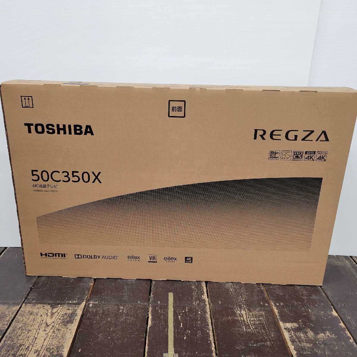 IZU【中古/未使用品】 TOSHIBA 東芝 REGZA 50C350X 4K液晶テレビ 50