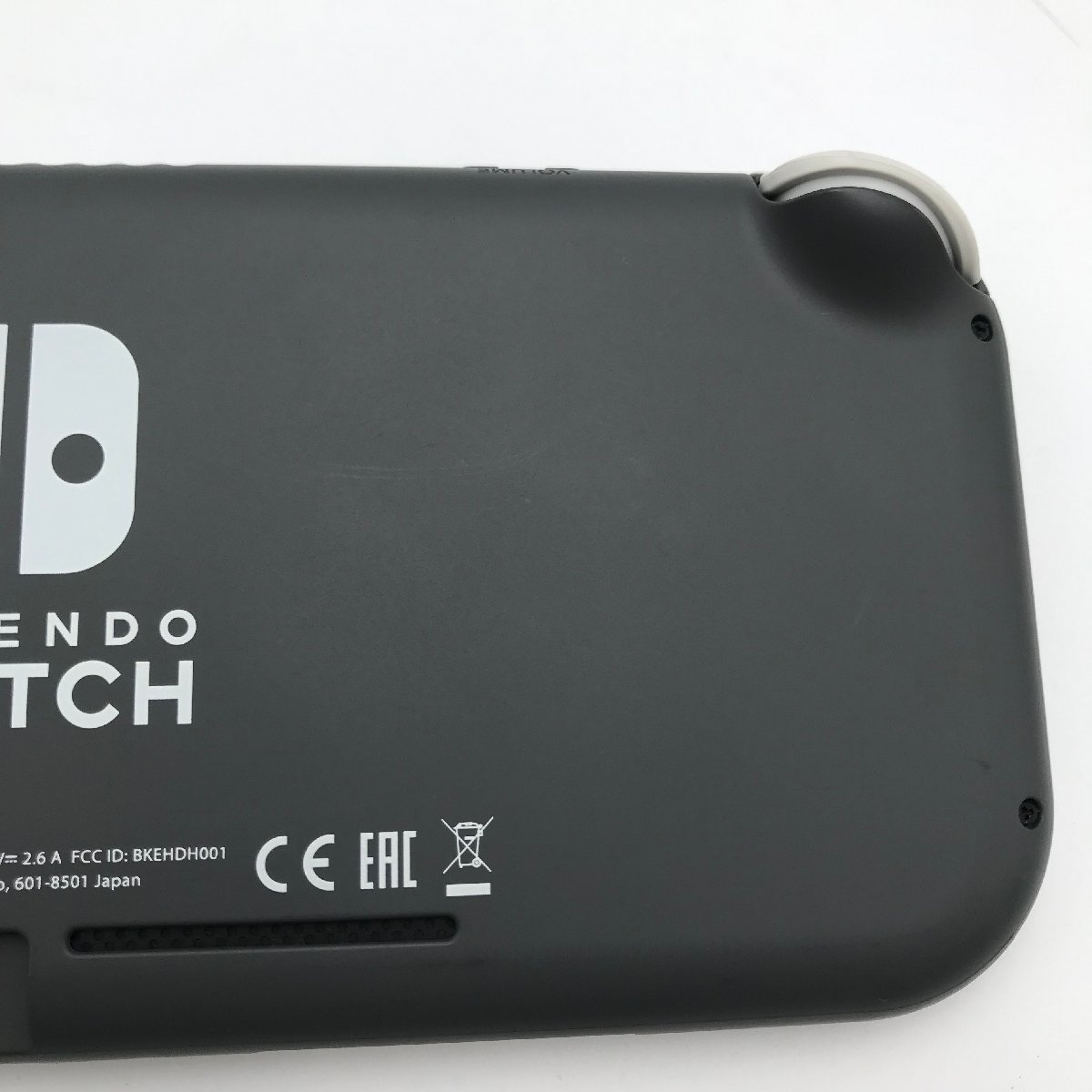 FUR【ジャンク】動作不具合有 任天堂 Nintendo Switch Lite(ニンテンドースイッチライト) グレー 動作確認済み【034-231203-KO-05-FUR】_画像4