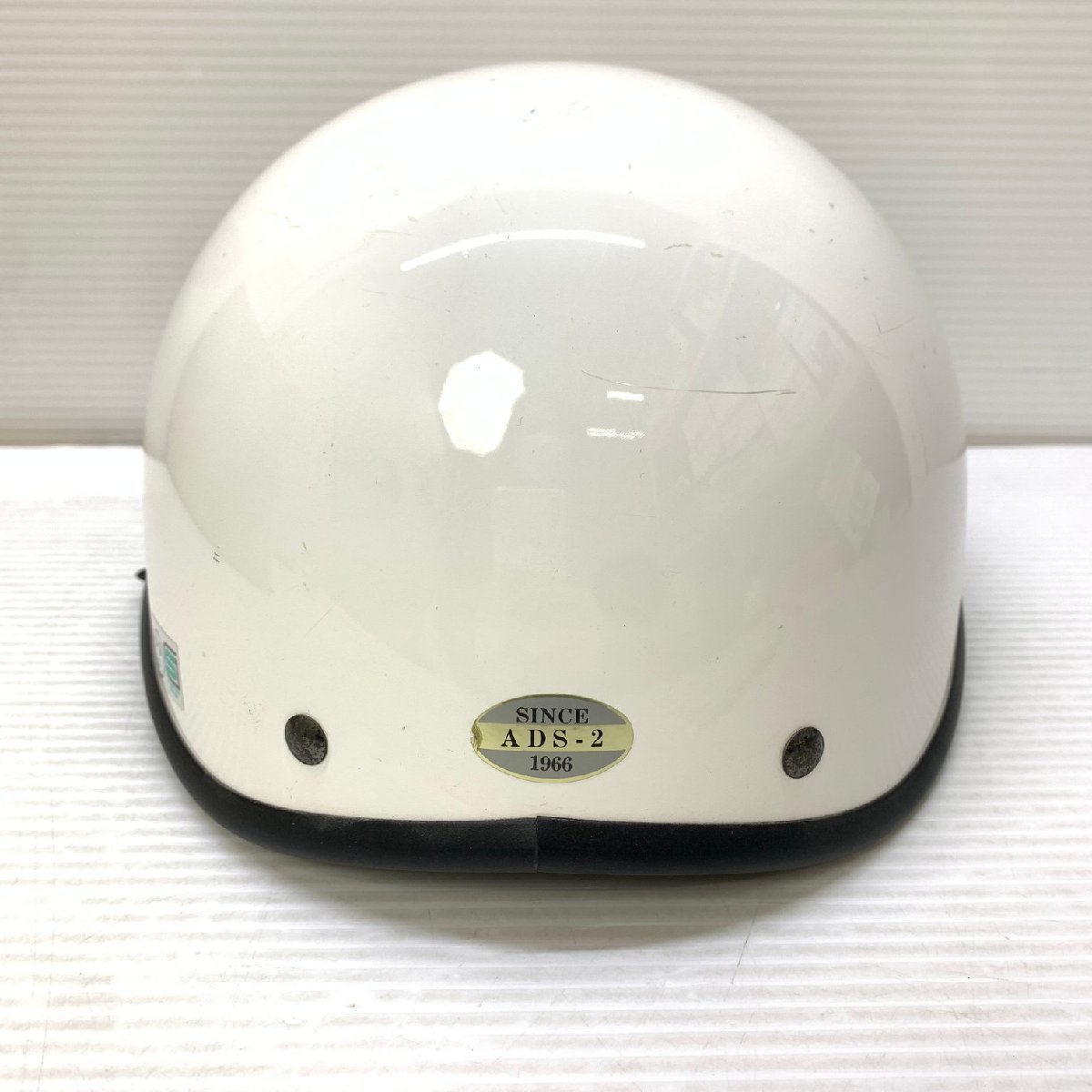 MIN【中古品】 MSMS 1円～ ヘルメット 半キャップ ADS-2 バイク用 1966 〈127-231218-MK-9-MIN〉_画像4