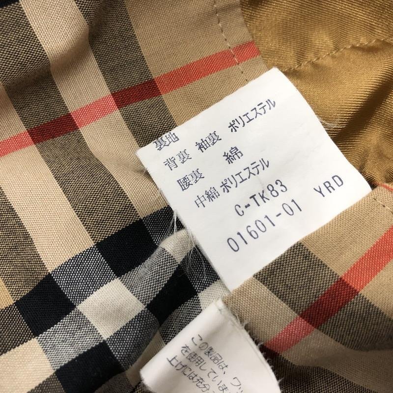 TEI【中古品】 BURBERRY BURBERRYS バーバリー C-TK83 白タグ 90'S トレンチコート 9AR アウター 〈141-231212-YO-14-TEI〉の画像8