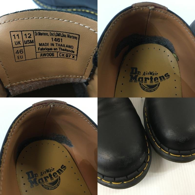 TEI【現状渡し品】 DR・MARTENS 1461 3HOLE SHOES ブラック サイズ30 マーチン 3ホール 〈165-231219-MA-5-TEI〉_画像9