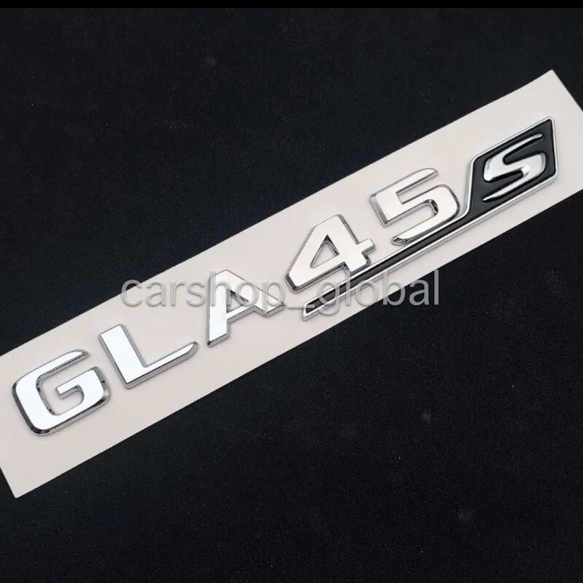 メルセデス ベンツ GLAクラス GLA45S リア トランクエンブレム グロスブラック×レッド ステッカー H247 180/200d/35AMG/45AMG等_画像3