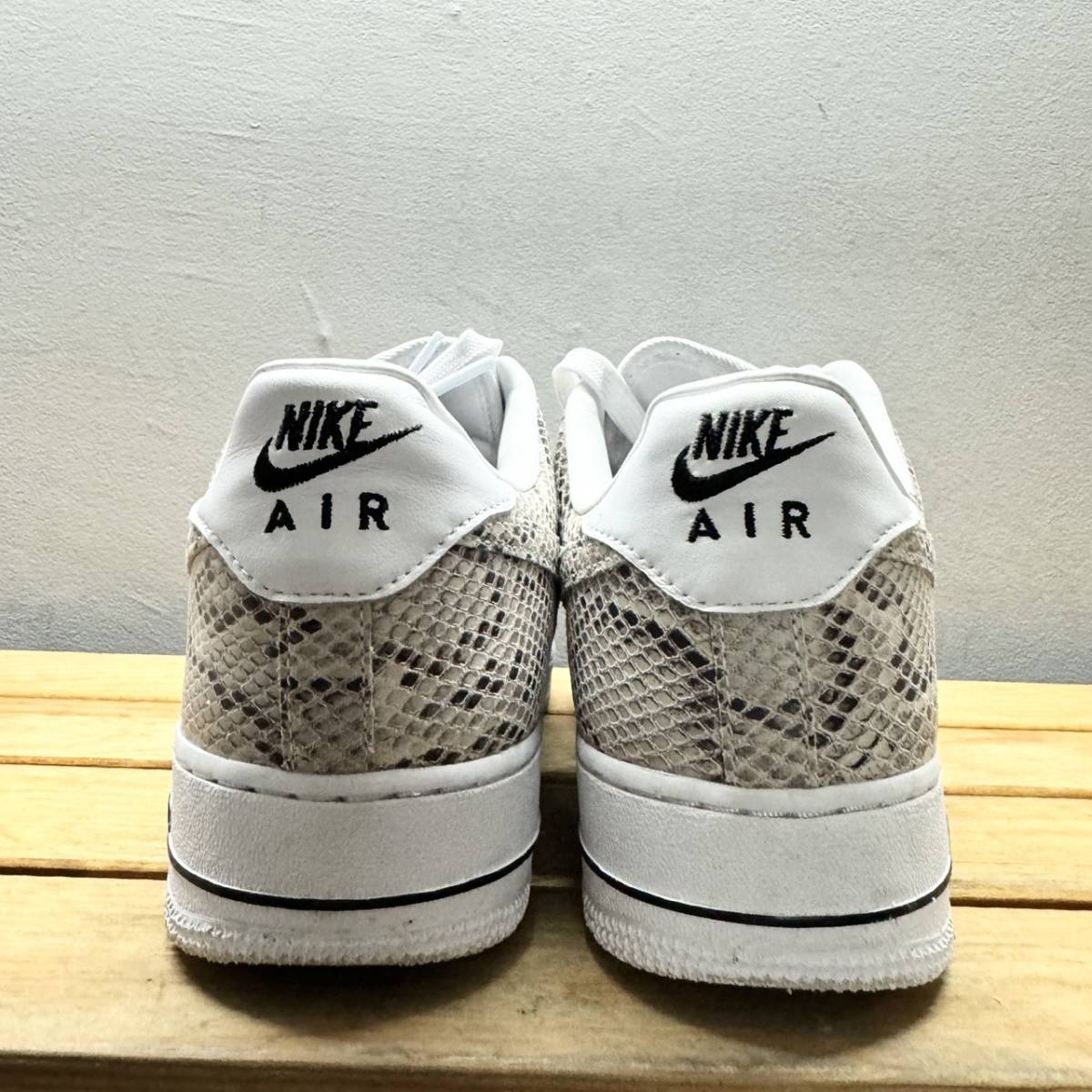 美品 箱有 NIKE By You Air Force 1 Low AF1 ナイキ バイユー エアフォースワン ロー 蛇柄 パイソン スニーカー 29cm CT3761-991_画像4