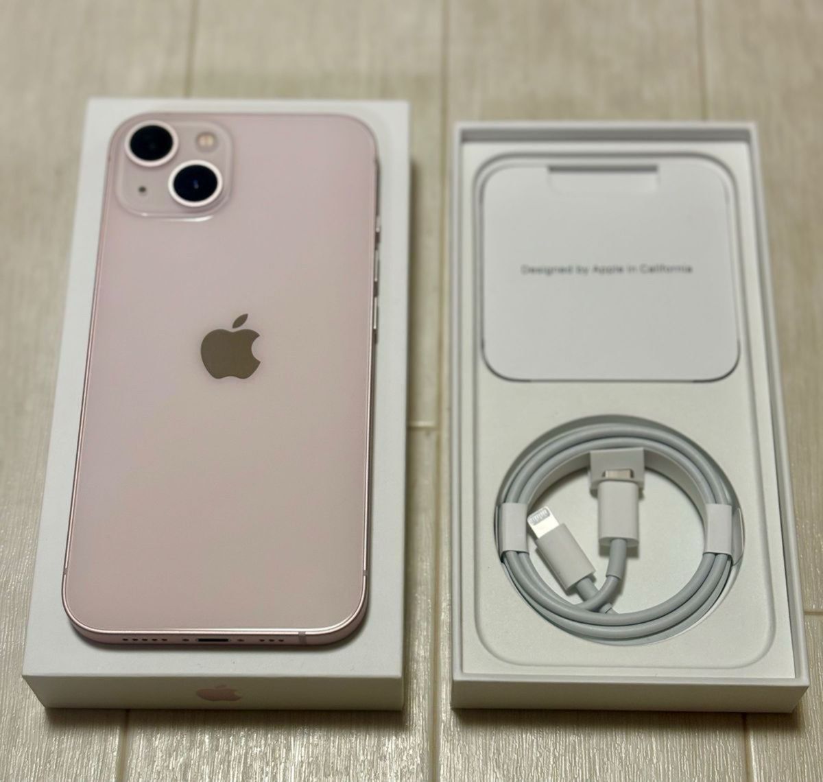 【美品】 iPhone 13 ピンク 128 GB SIMフリー