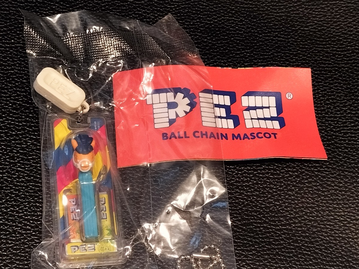 新品　未開封　説明書付き　pez ペッツ　馬　青　マスコット　チャーム　ミニチュア　ガチャ　ガシャポン_画像1