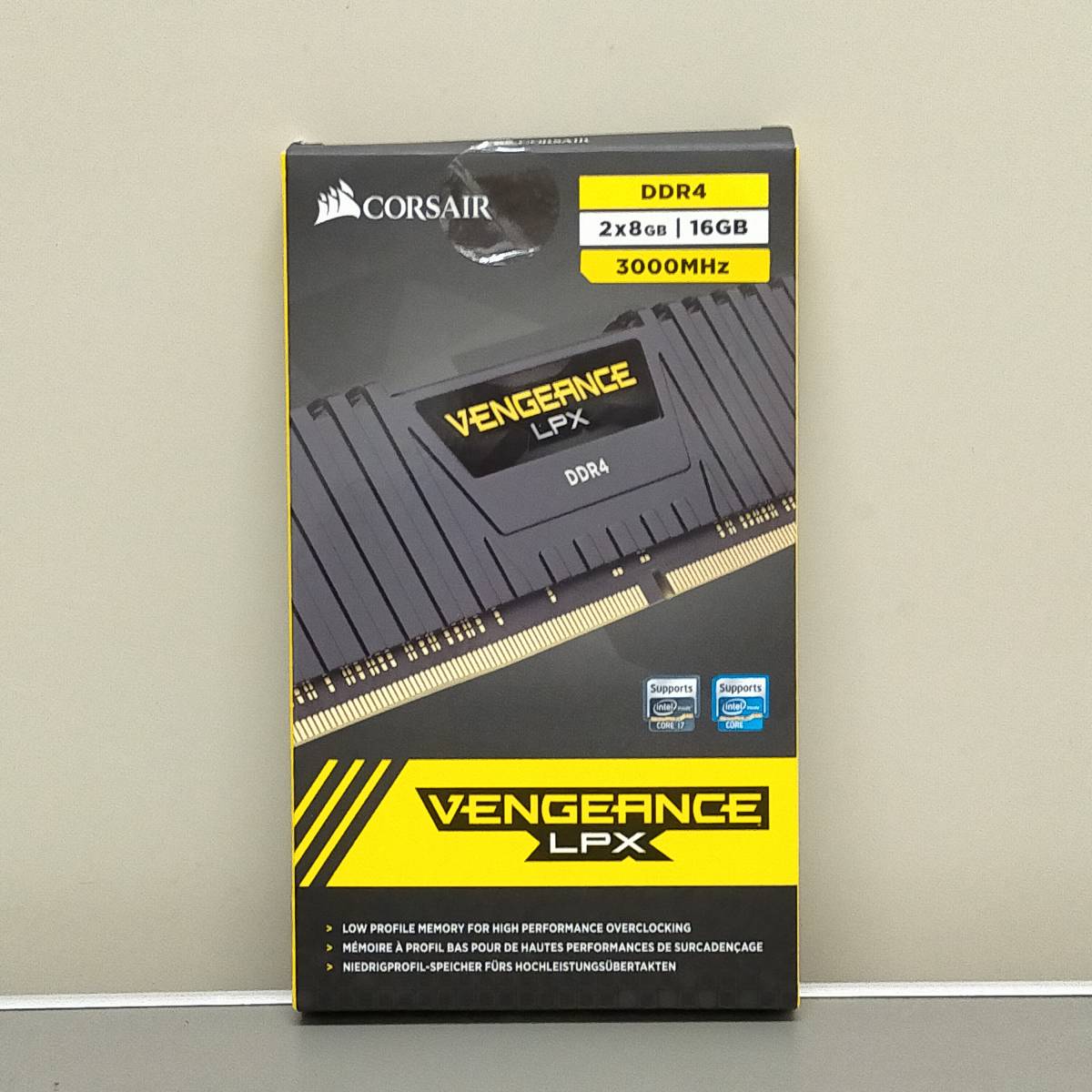 ★正常動作品★ Corsair VENGEANCE LPX DDR4-3000 16GB (8GB 2枚セット) CMK16GX4M2B3000C15_画像1