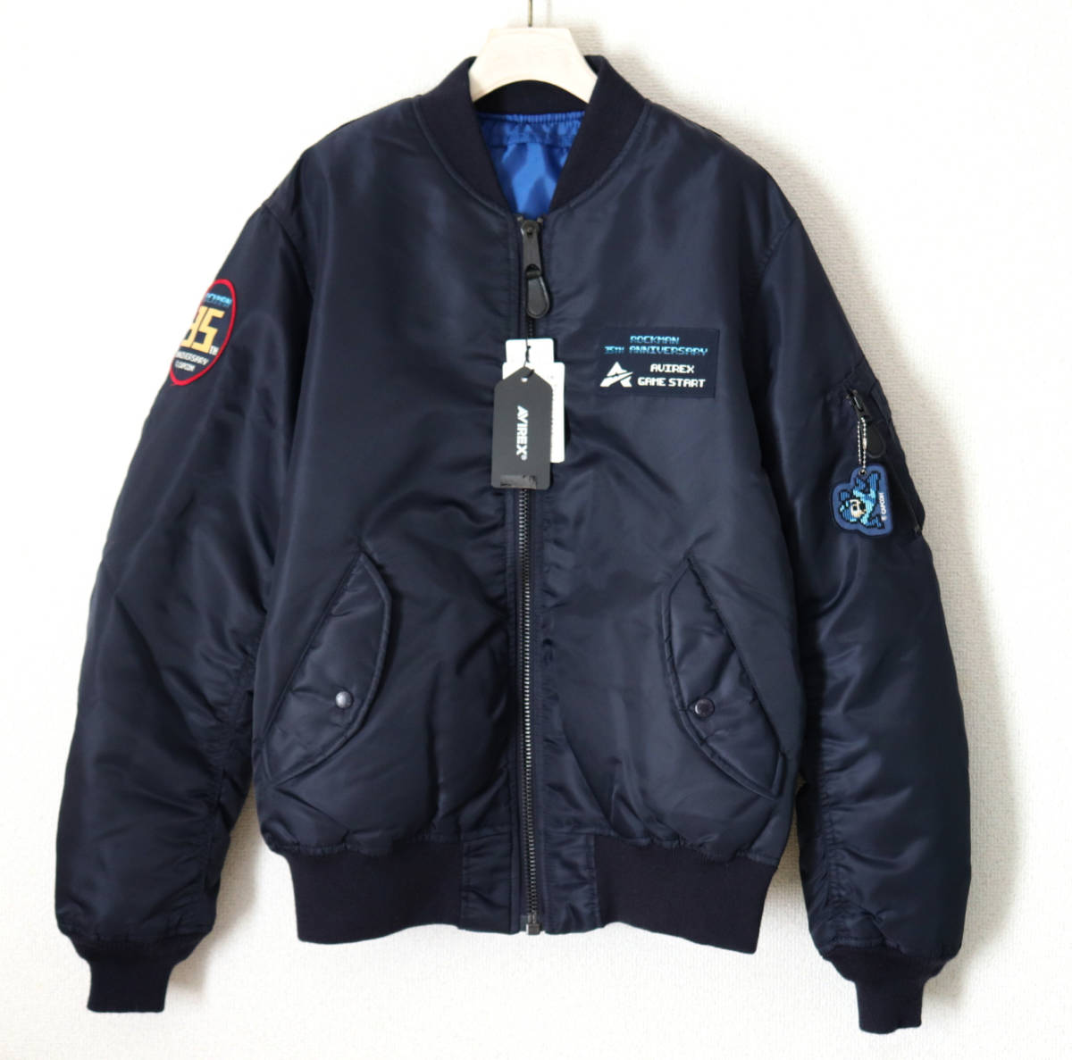 コラボ 新品タグ付き【ロックマン×AVIREX アヴィレックス コラボ 新品タグ付き【ロックマン×AVIREX アヴィレックス