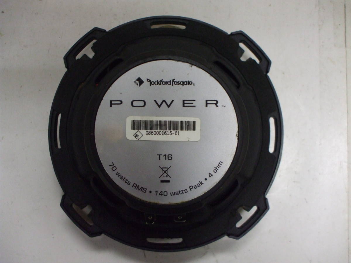 ＲｏｃｋＦｏｒｄ　Ｆｏｓｇａｔｅ　Ｔ１６　ＰＯＷＥＲシリーズ　スピーカー　１６ｃｍ／２Ｗａｙ／ＭＡＸ１４０Ｗ　　05-1215_画像4