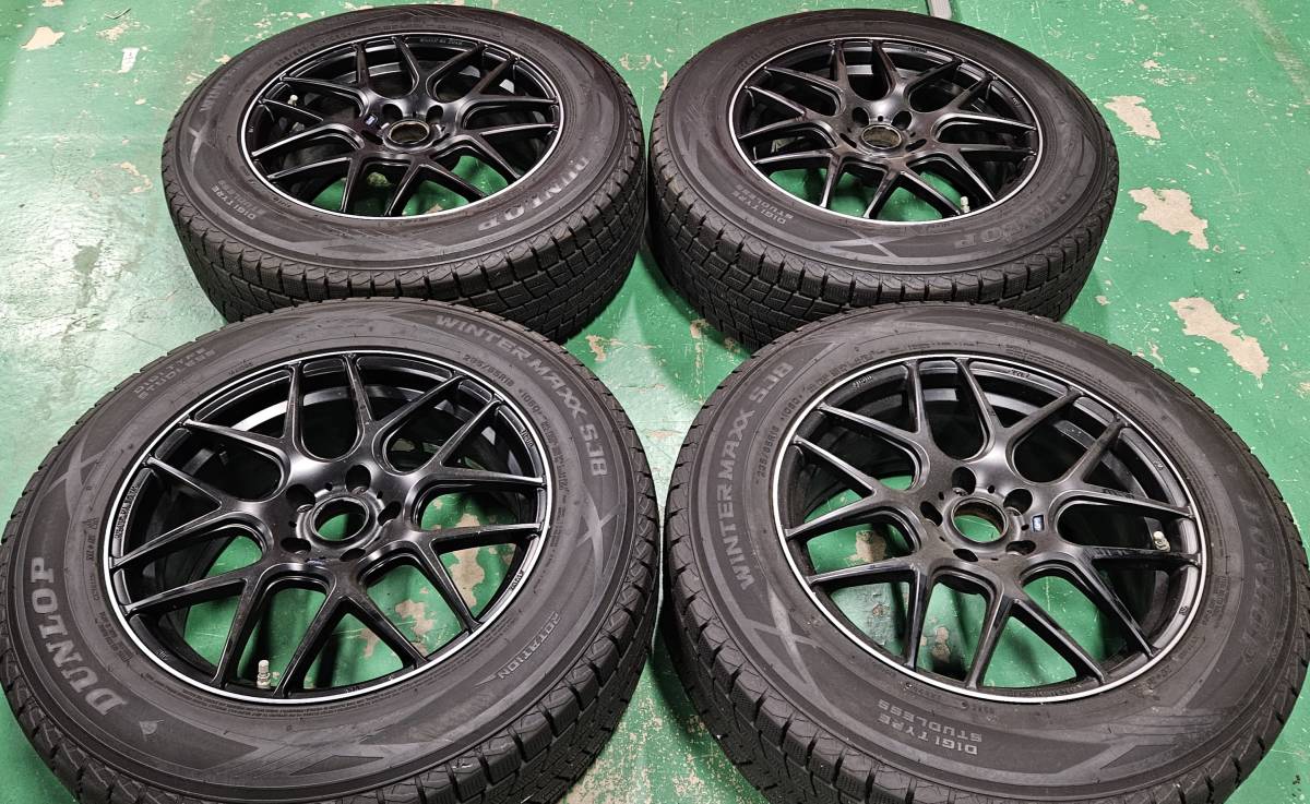 1円～☆極上☆Leonis AW☆2020年製 235/65R18 106Q☆ダンロップ WINTERMAXX☆バリ溝 4本セット☆レクサスRXなど_画像1