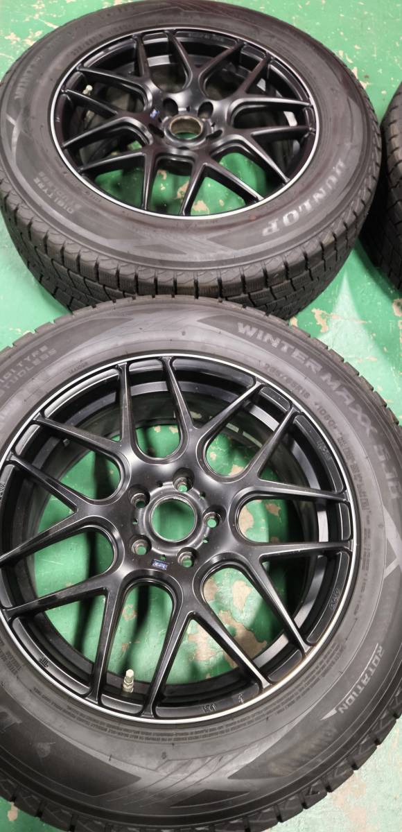 1円～☆極上☆Leonis AW☆2020年製 235/65R18 106Q☆ダンロップ WINTERMAXX☆バリ溝 4本セット☆レクサスRXなど_画像3