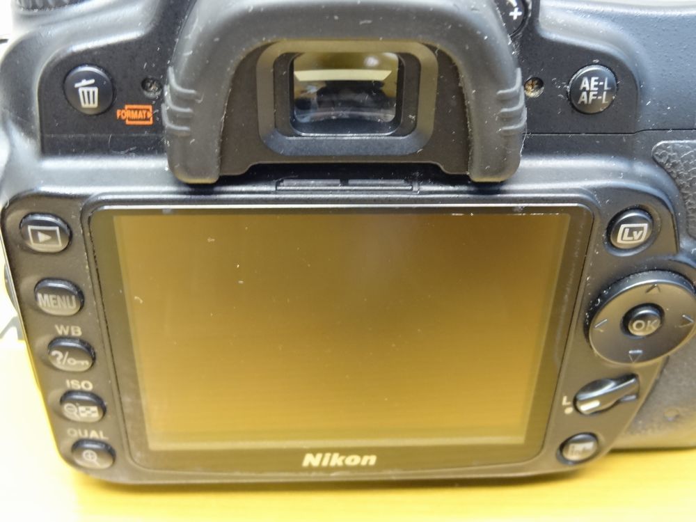 ジャンク品 Nikon/ニコン デジタルカメラ D90 AF-S DX 18-200G ED VRⅡ レンズキット 現状品_画像3