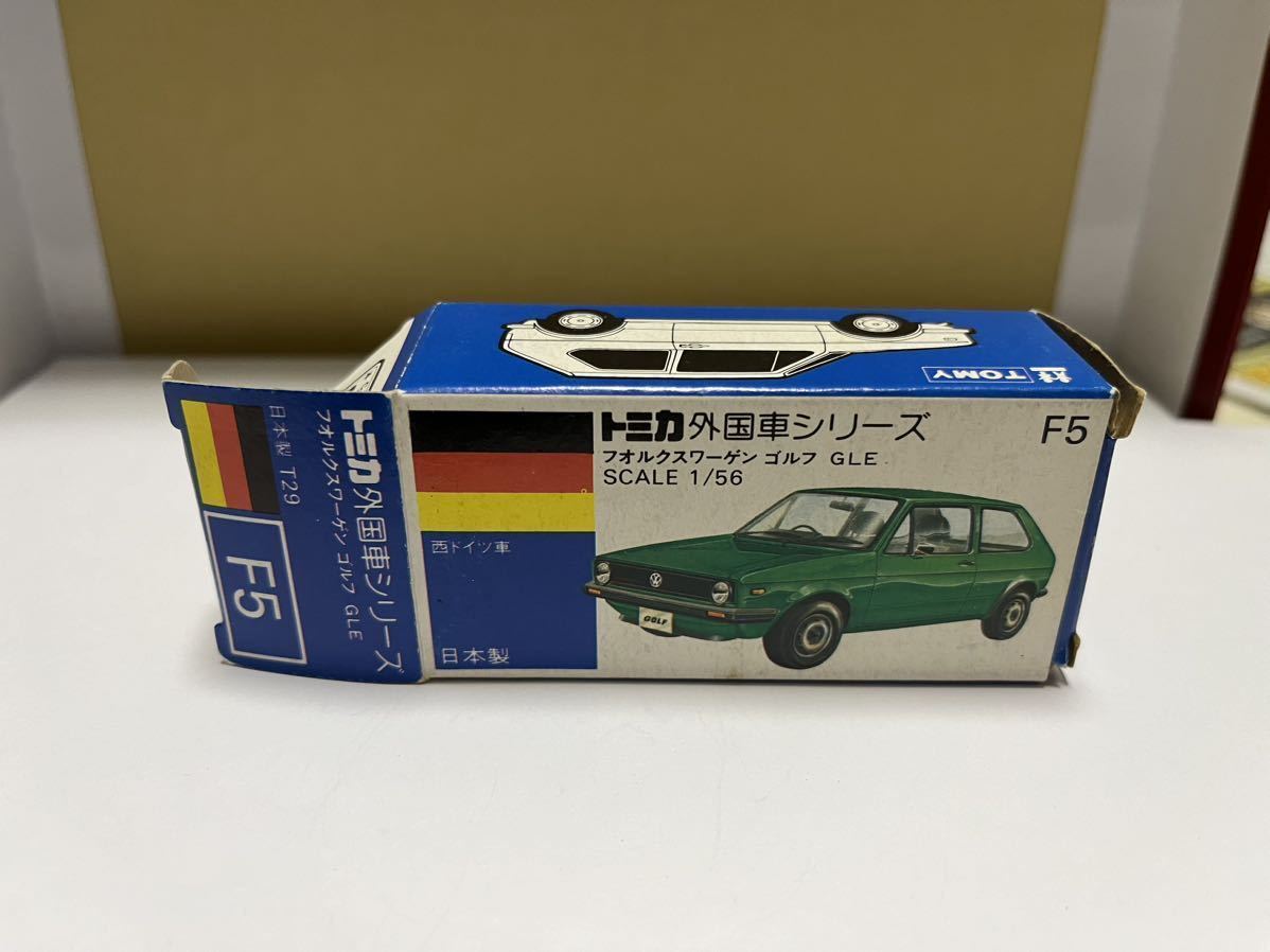 輸出トミカ F5 フォルクスワーゲン ゴルフ GLE 黒箱 青箱 日本製_画像5