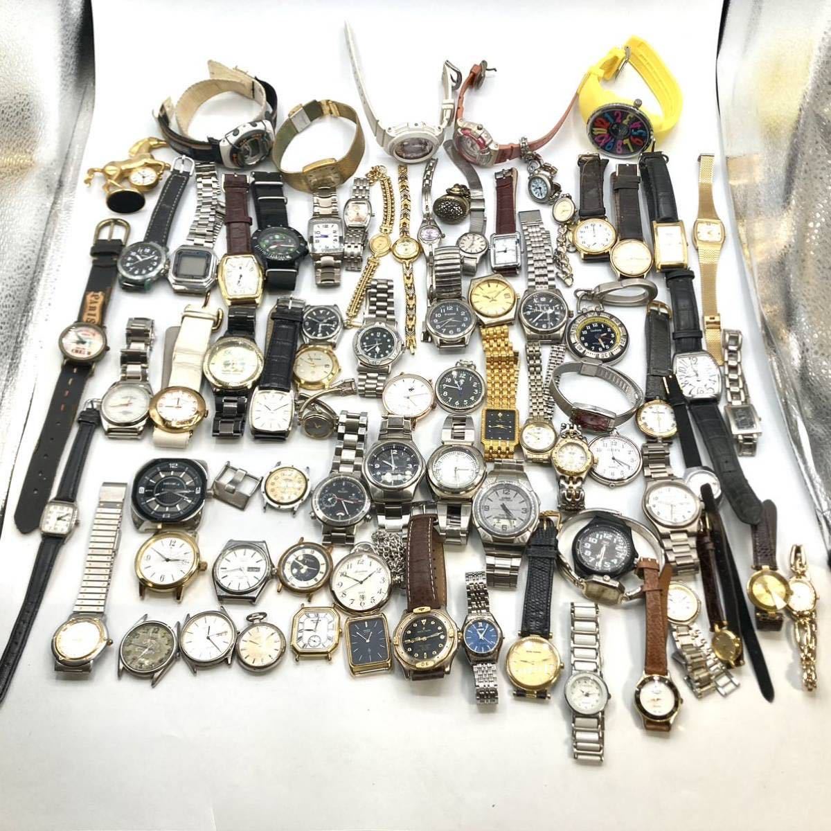 時計 77点 大量 SEIKO/CASIO/ユナイテッドアローズ/Burberrys/コンコルド/ELGIN/CITIZEN/ディズニー/DIESEL他色々クォーツ/自動巻_画像1