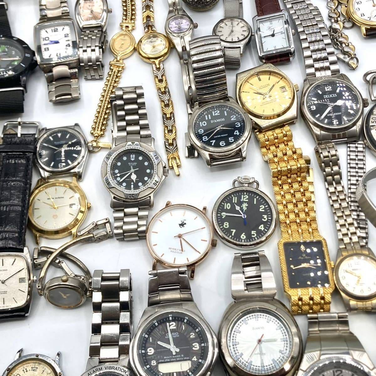 時計 77点 大量 SEIKO/CASIO/ユナイテッドアローズ/Burberrys/コンコルド/ELGIN/CITIZEN/ディズニー/DIESEL他色々クォーツ/自動巻_画像6