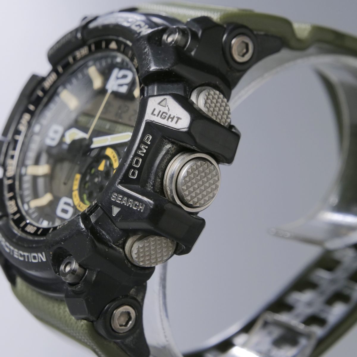 TG7159：CASIO/カシオ*G-SHOCK/ジーショック*GG-1000*MUDMASTER/マッドマスター*ツインセンサー*アナデジ*腕時計*稼働品_画像2