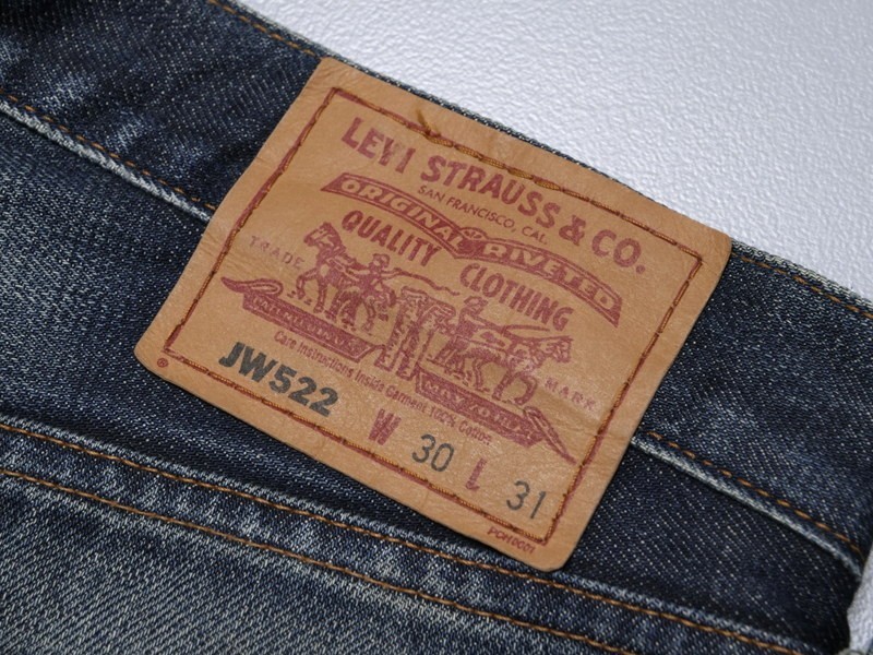 GP0681◇コムデギャルソン ジュンヤワタナベ マン×リーバイス Levi's S/30×31 AD2002 WG-P004 JW522 刺繍 デニムパンツ ジーンズ_画像9