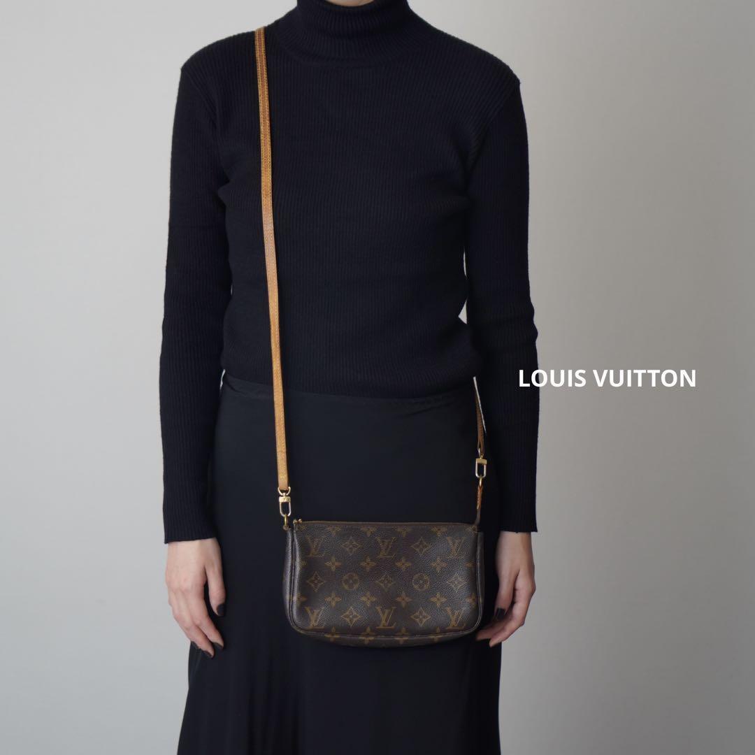 LOUIS VUITTON ルイヴィトン ショルダーバッグ モノグラム レザーショルダー LV AR1020