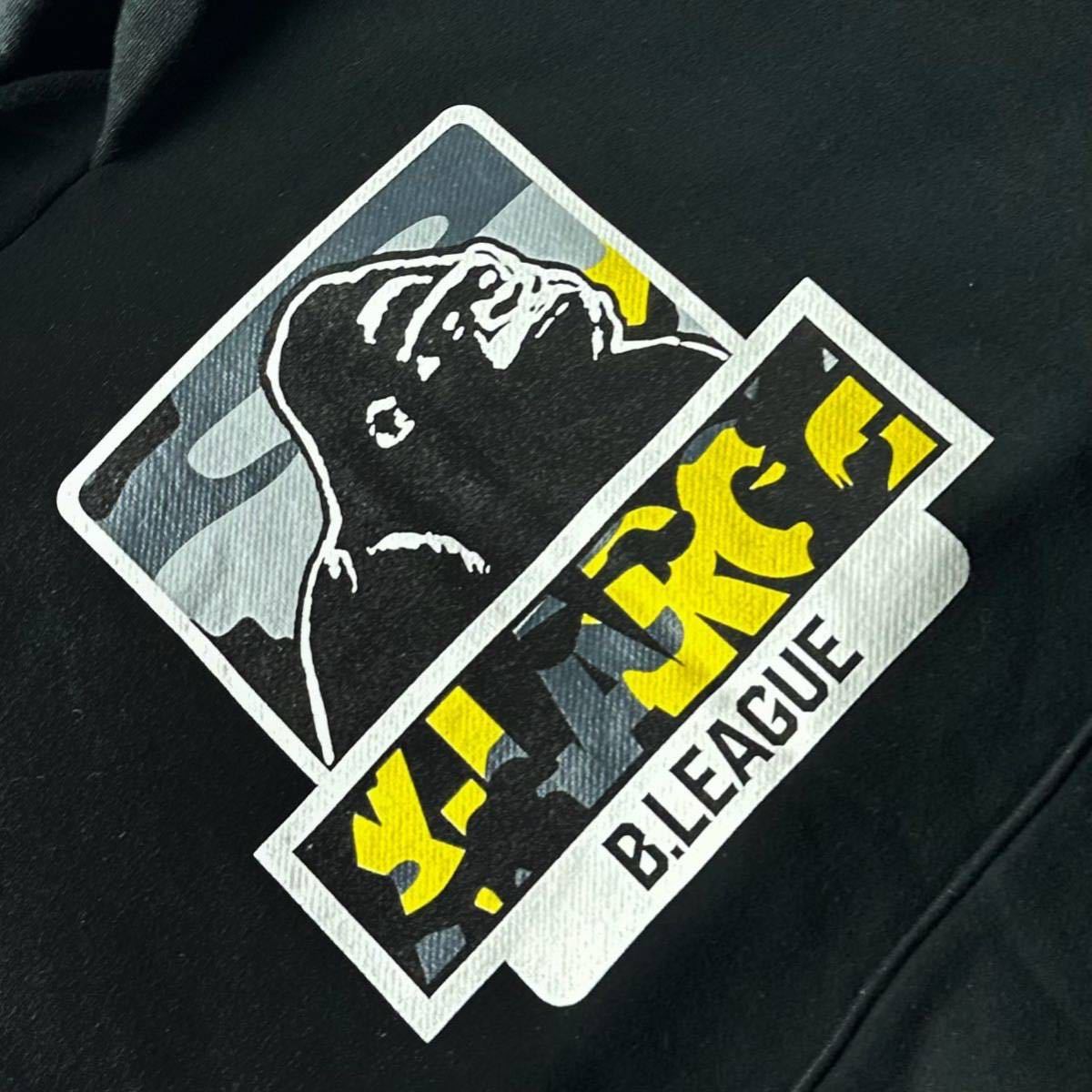 XLARGE × B.LEAGUE OG エクストララージ ゴリラ ロゴ プルオーバー スウェット パーカー XXL ビッグサイズ バスケットボールリーグ_画像5