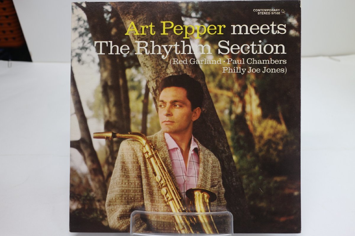 [TK3070LP] LP Art Pepper meets The rhythm section（アート・ペッパー） US盤 状態並み上 再生良好 ステレオ ジャケ準美品 '57_画像1