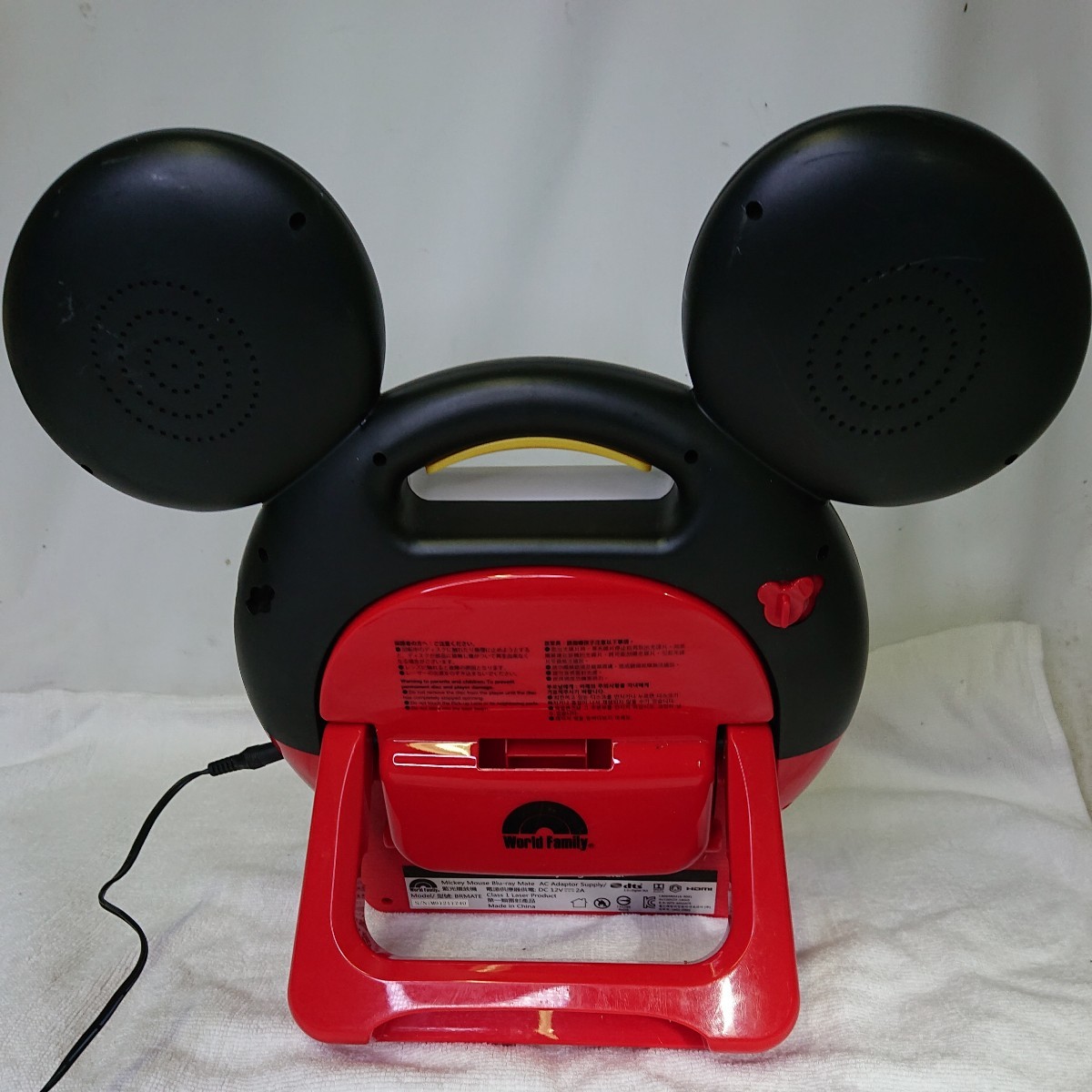 【中古】Disney MICKEY MOUSE Blu-ray Mate ミッキーマウス ブルーレイ メイト　World Family _画像2