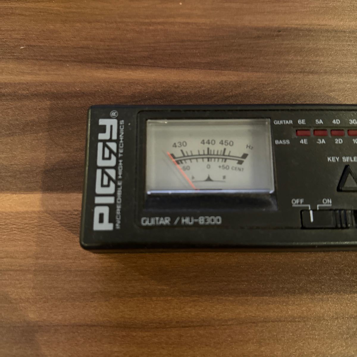 【中古】完動品 PIGGY ギター チューナー HU-8300の画像6