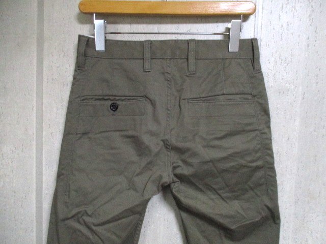 e985　ジースター　G-STAR RAW　ストレッチパンツ　W28　カーキグリーン系　51-8_画像5