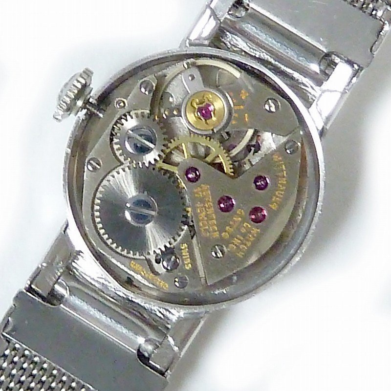 W61-【ヴィンテージ】 【WITTNAUER】　GENEVE　手巻　ブレスレット　腕時計　_画像7