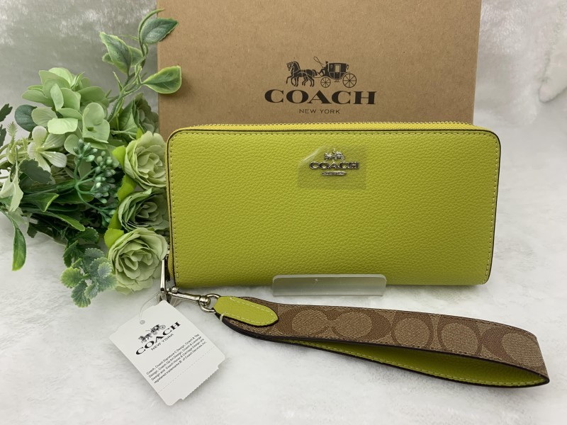 コーチ COACH 長財布 財布 シグネチャー ウォレット プレゼント 贈り物 ギフト ジップ ファッション レディース 新品 未使用 CK427 A204_画像1