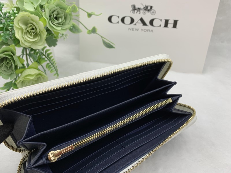 コーチ COACH 長財布 財布 クリスマスギフト プレゼント 贈り物 シグネチャー ジップ レディース メンズ ブランド ファッション C4453 A141_画像8