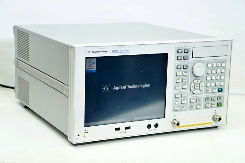 Agilent 9kHz-8.5GHz ネットワークアナライザ▲E5071C 中古▲送料無料_外観にキズ、汚れ等あり。