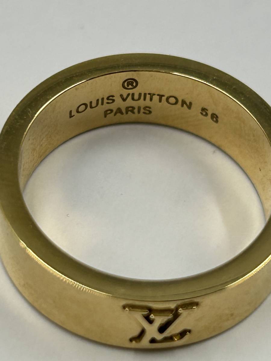 ルイヴィトン LOUIS VUITTON LV インスティンクト リング指輪　サイズ56 重さ5.6g_画像3