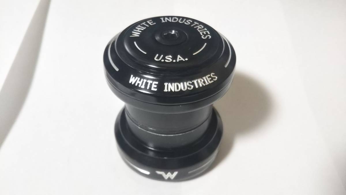 white industries headset EC34/EC34 ホワイトインダストリーズ　ヘッドパーツ　自転車_画像1