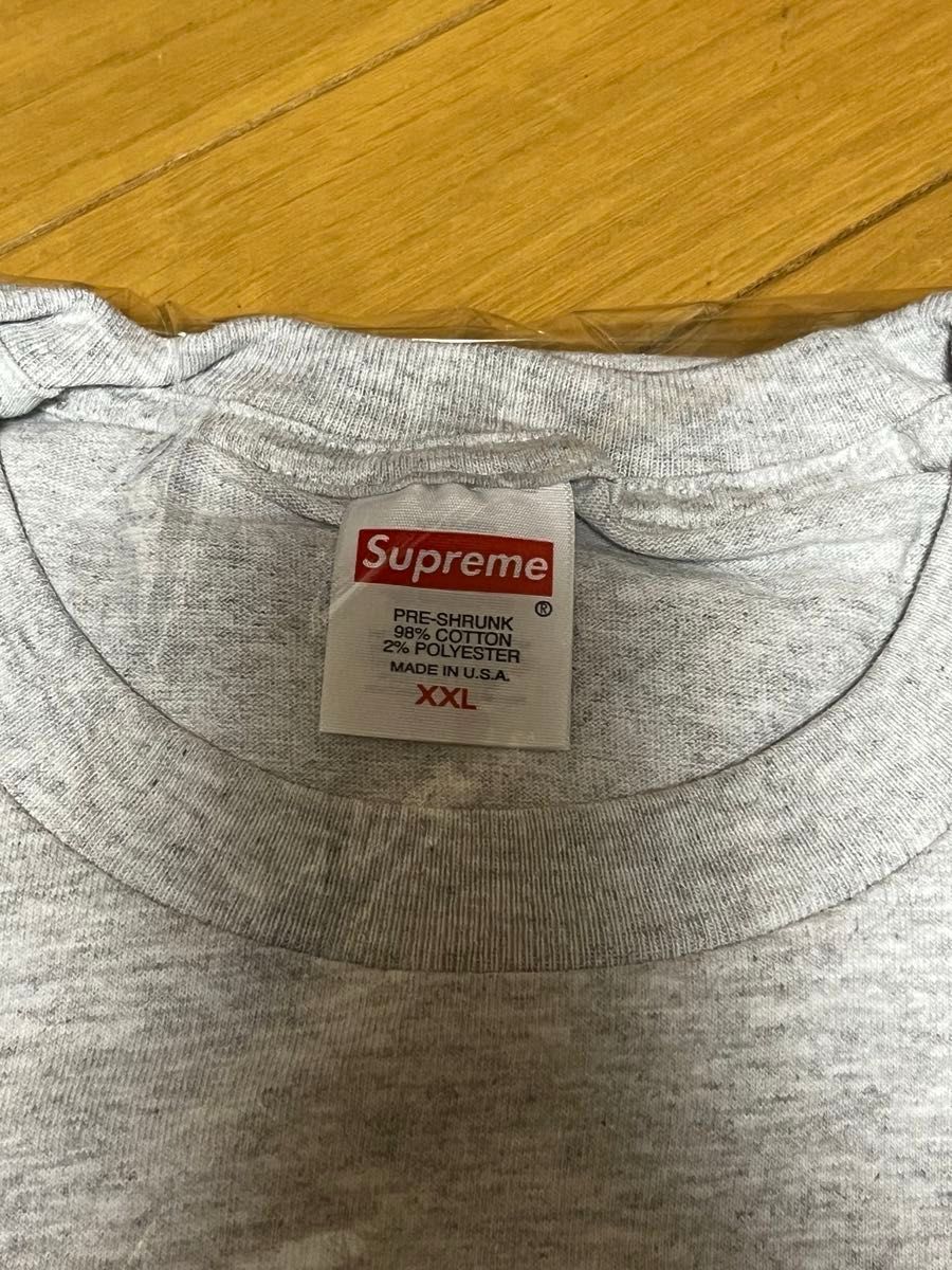 Supreme Box Logo Tee "Ash Grey"  XXL