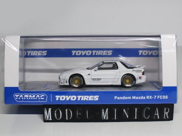 ▲入手困難！Tarmac Works 1/64 Mazda RX-7 FC3S パンデム PANDEM Rocket Bunny White T64R-066-WH TW 新品_画像1