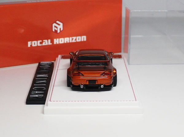 ▲世界限定！Orange！Focal Horizon 1/64日産 Nissan ニッサン Silvia シルビア S15 PANDEM パンデム Rocket Bunny 新品_画像3