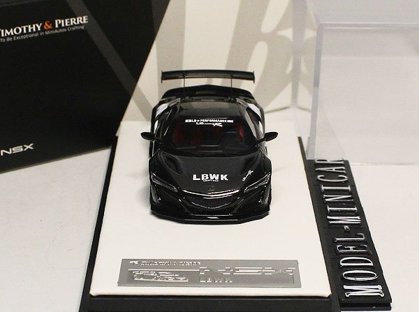 ▲超希少！Black White！世界限定！Timothy & Pierre 1/64 ホンダ Honda NSX Liberty Walk LB Works LBWK TP 新品 Resin Model_画像2