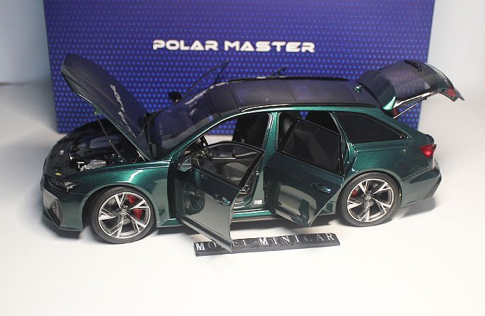 ビッグ割引 ▲最後1台！Metallic Green！金属製！Polar Master 1/18 AUDI アウディ RS6 Avent C8 新品 乗用車