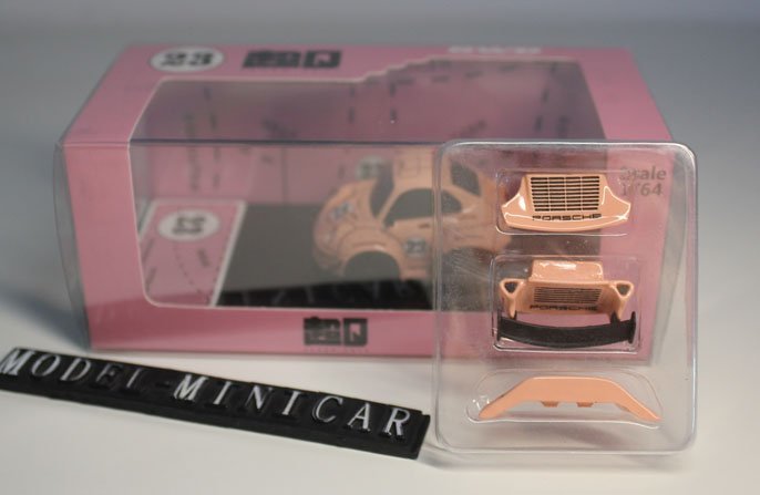 ▲超希少！世界限定499台！RAUH-Welt 1/64 ポルシェ Porsche 911 993 RWB Pink Pig 新品 Q CAR_画像1