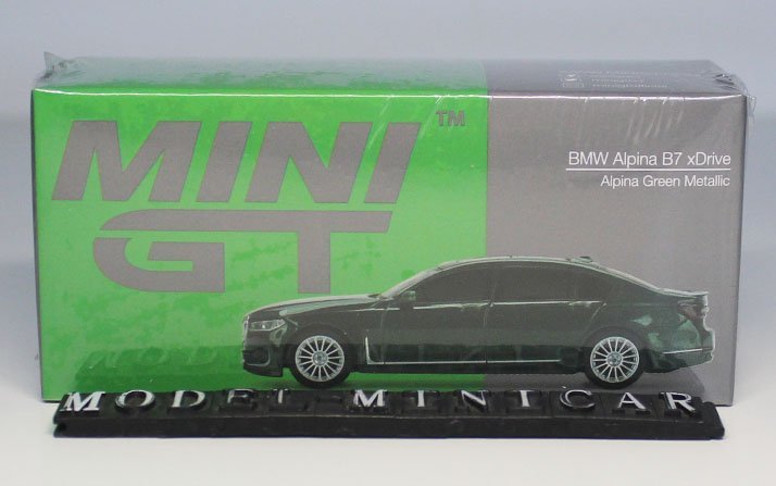 ▲超希少！MINIGT 1/64 BMW Alpina B7 xDrive Alpina Green Metallic MGT00498 新品 MINI GT TSM_画像1