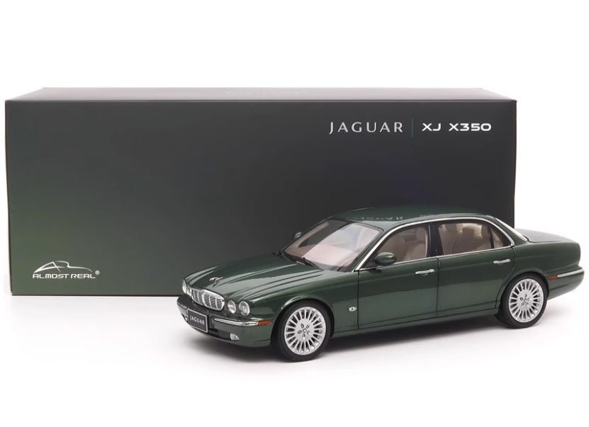 ▲金属製！Green！限定品！Almost Real 1/18 JAGUAR ジャガー XJ XJ6 X350 新品 AR_画像10