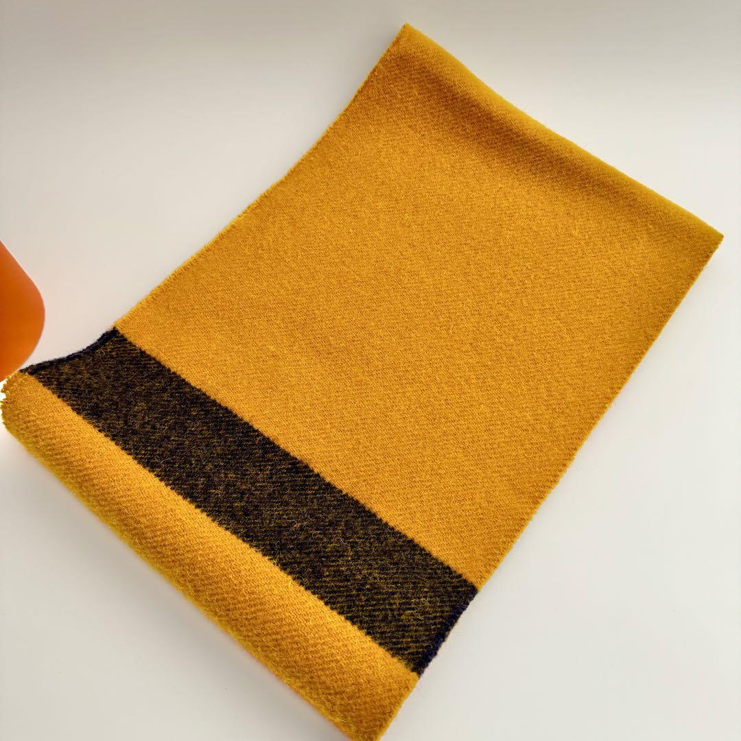 極美品】エルメス ロカバール ウール100% マフラー 箱付き 極美品】エルメス ロカバール ウール100% マフラー 箱付き