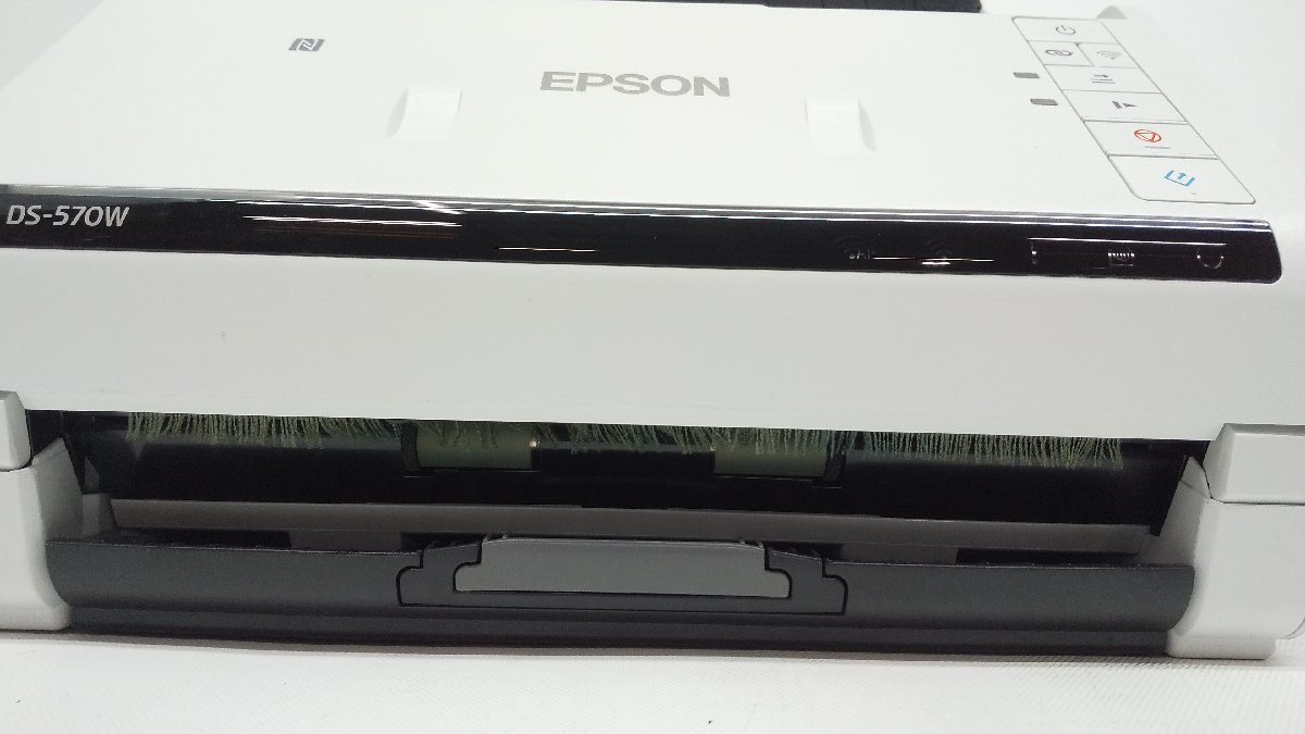 ◎EPSON DS-570W A4シートフィード 両面同時読み取りカラーイメージスキャナー 600dpi 簡易動作確認済み ACアダプタ付属 /1127e2_画像5
