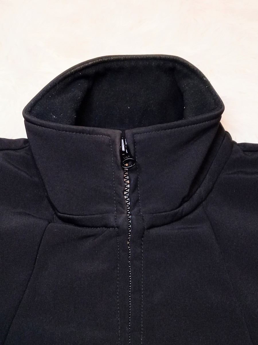 カルバンクライン Calvin Klein ナイロンジャケット 黒 BLACK Lサイズ アウター 中古 USED ジップアップ ブルゾン 薄手 ジャンパー_画像5