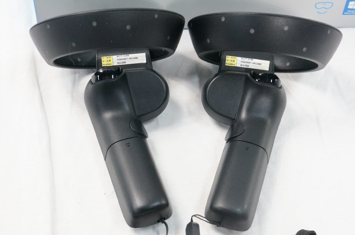 15○hp/ヒューレットパッカード VRゴーグル Windows Mixed Reality Headset VR1000-123JP コントローラー付き 現状渡し○61N1/3b*_画像6