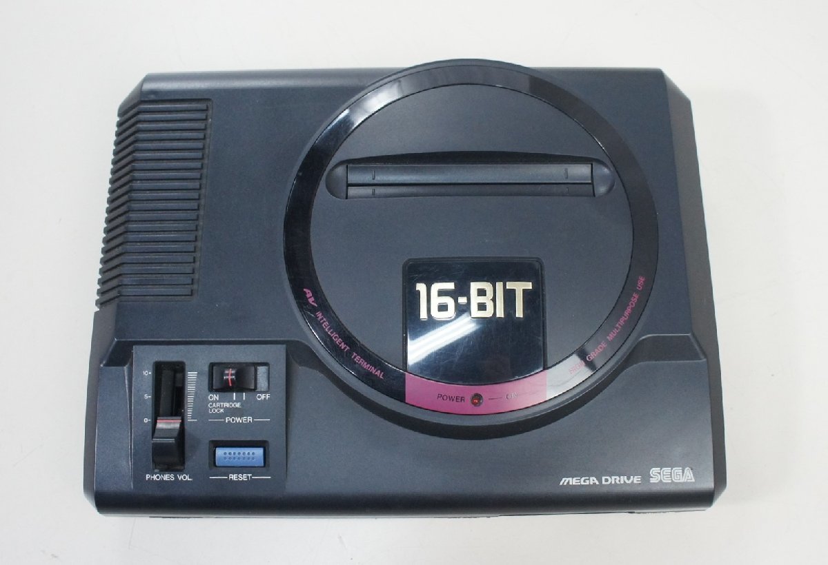 13★SEGA セガ MEGA DRIVE メガドライブ 16BIT HAA-2510 テレビゲーム 昭和レトロ 当時物★202N7　/1ｂ*_画像3