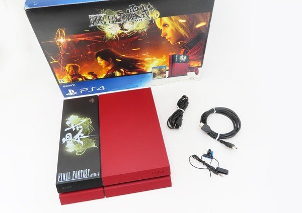 ♪○【SONY ソニー】PS4本体 500GB FINAL FANTASY 零式 HD 朱雀エディション CUH-1100A_画像1