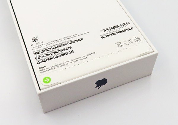 ◇未開封 未使用【Apple アップル】iPhone 15 Pro Max 256GB SIMフリー MU6T3J/A スマートフォン ブルーチタニウム_画像4